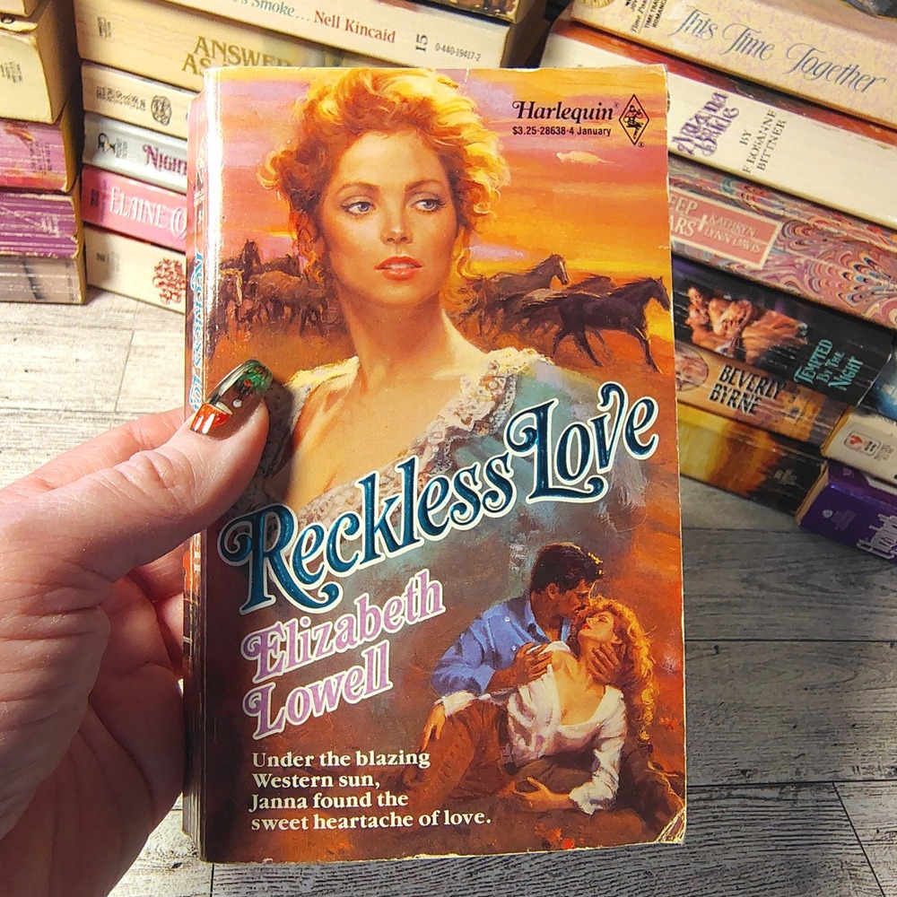 Reckless Love‎ Elizabeth Lowell Harlequin Historical Romance Paperback Book 1990